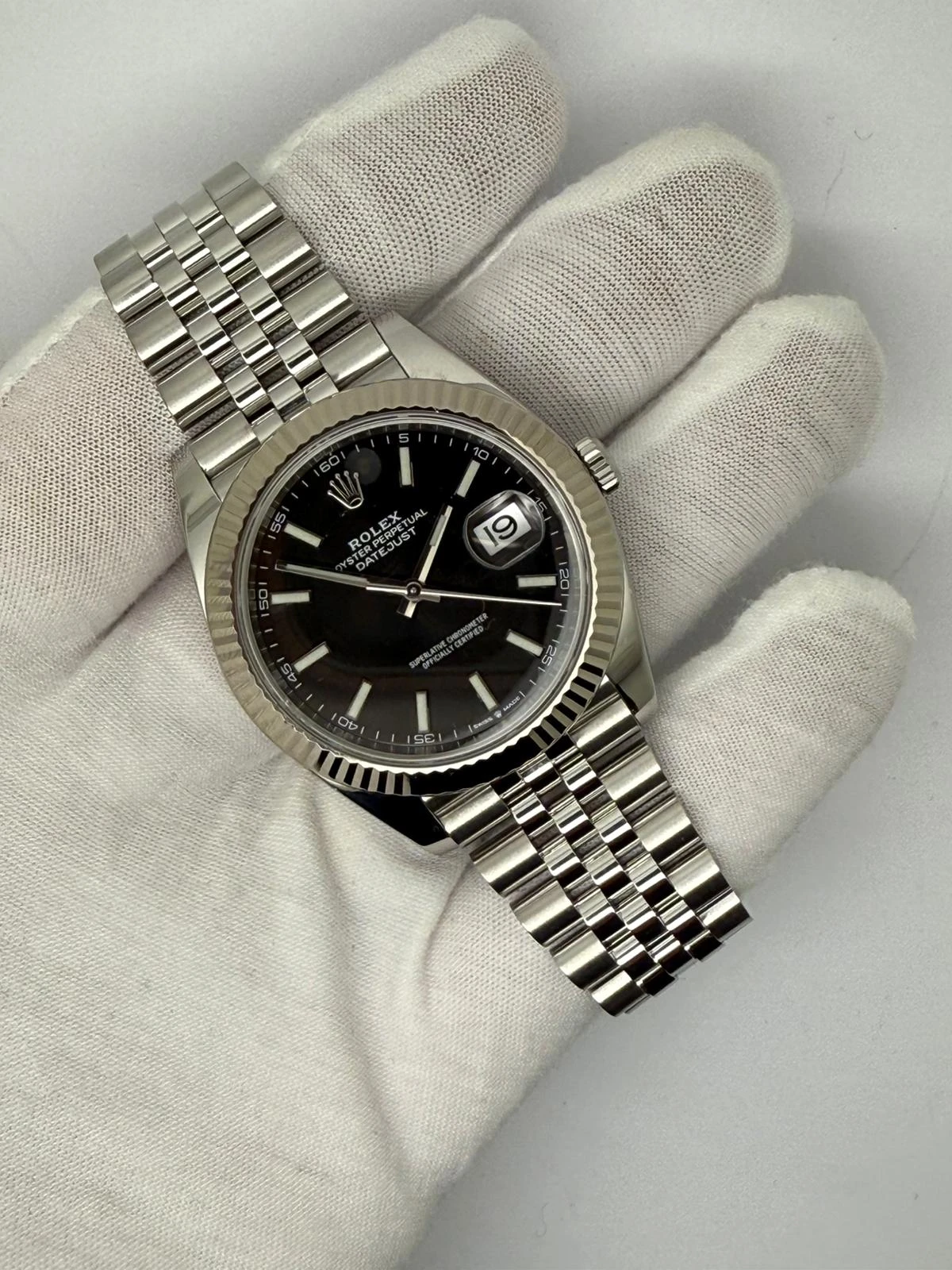 Rolex Oyster Perpetual Datejust 41mm Stainless Steel & 18ct White Gold Jubilee Bracelet 126334 2020