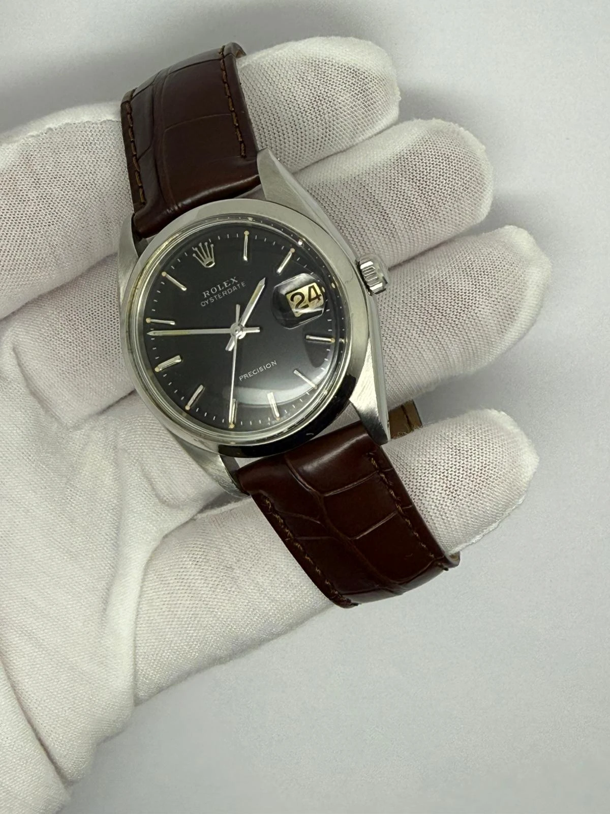 Rolex Oysterdate Precision 34mm Stainless Steel Manual Wind 6694 1968