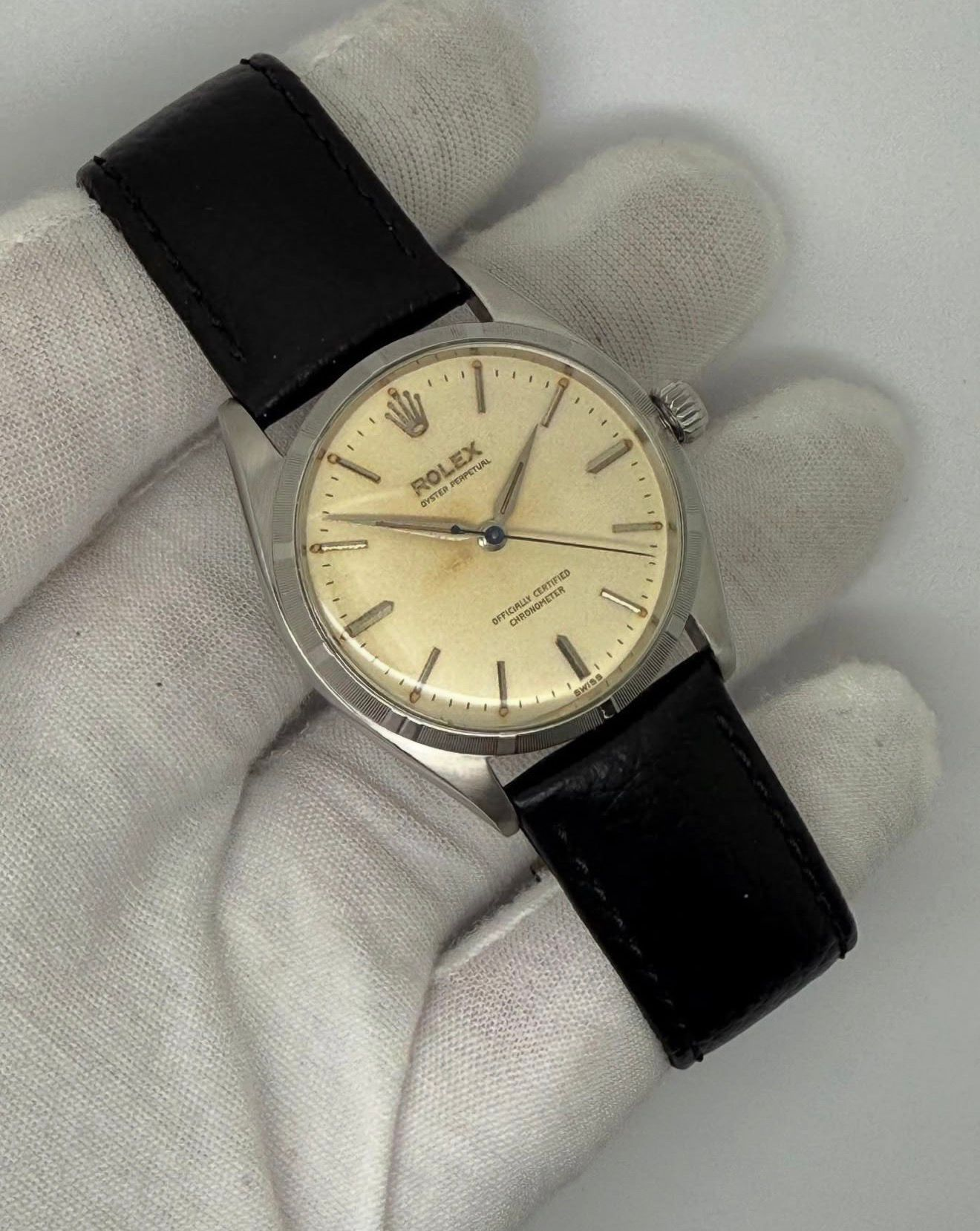 Rolex Oyster Perpetual 34mm Stainless Steel Original Dial 6565 1957