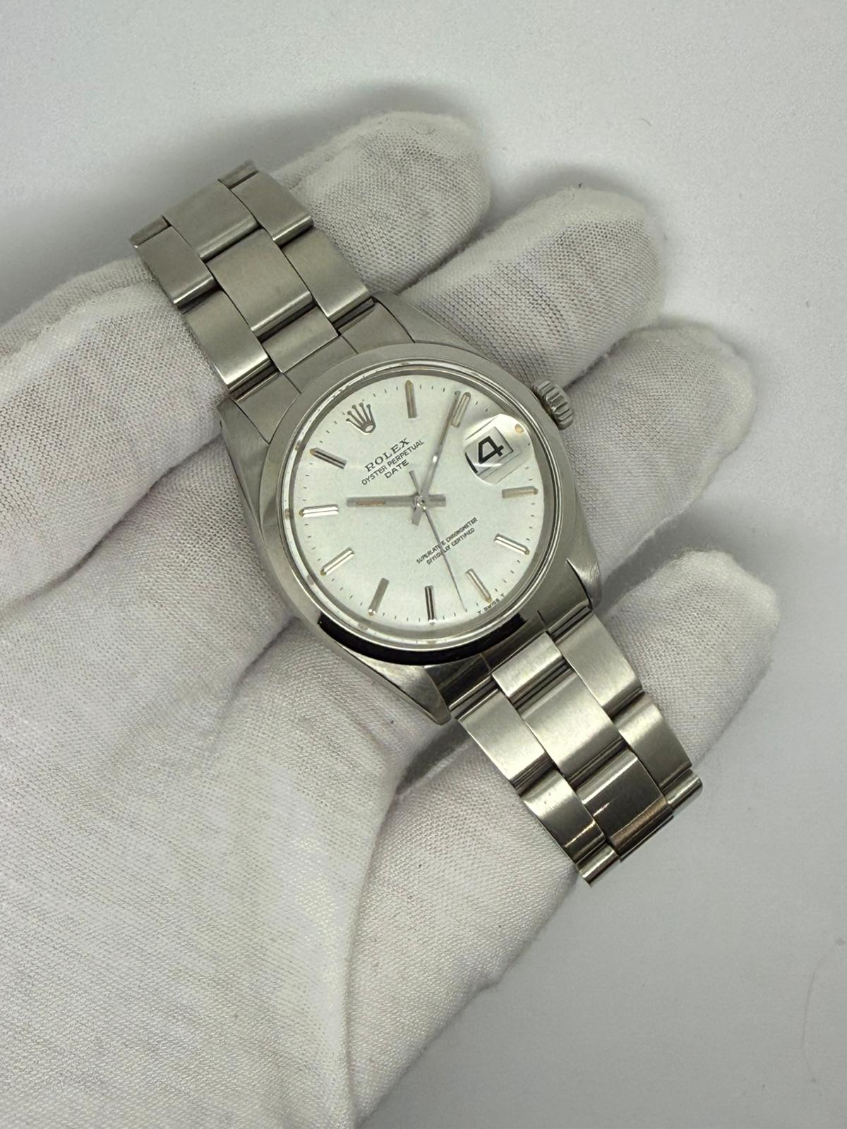 Rolex Oyster Perpetual Date 34mm Stainless Steel Oyster Bracelet 1500 1967