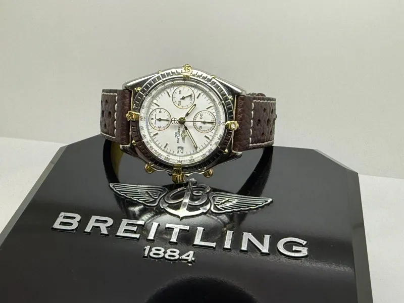 Breitling Chronomat Automatic Chronograph 39mm Stainless Steel & Gold 81-950 1990s