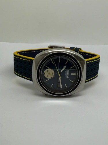 Seiko Automatic Chronograph Blue Dial 6139-8002 1971