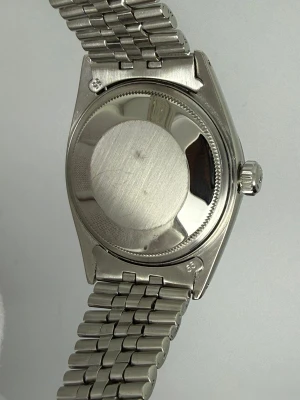 Rolex Oyster Perpetual Datejust 36mm Stainless Steel & 18ct White Gold Fluted Bezel Blue Dial Jubilee Bracelet 1601 1973