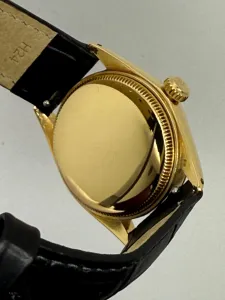 Rolex Oyster Perpetual 31mm 18ct Yellow Gold Automatic Chronometer Reference 6551 – Vintage Box – 1960s