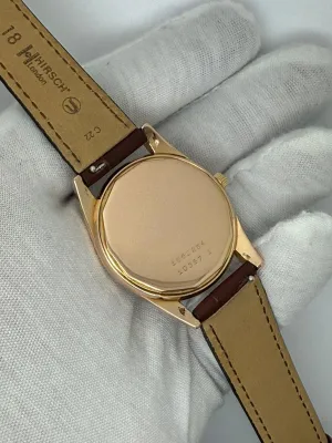 Universal Geneve Polerouter Deluxe 35mm 18ct Rose Gold Automatic 10357-1 1950s