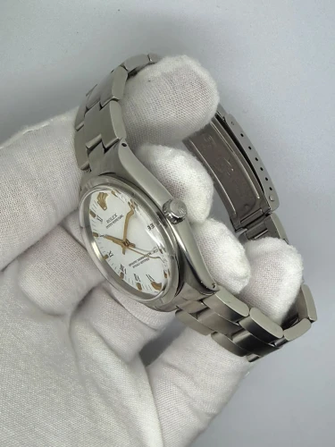 Rolex Oyster Perpetual 34mm Stainless Steel White Dial 1007 1961