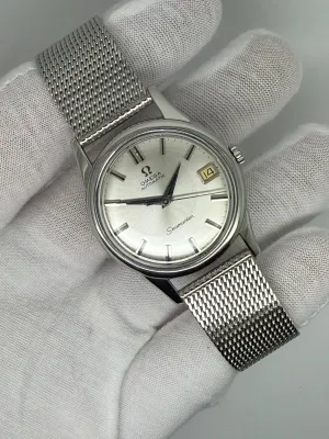 Omega Seamaster Automatic 34mm Stainless Steel Silver Dial Mesh Bracelet 14701-SC-61 1961