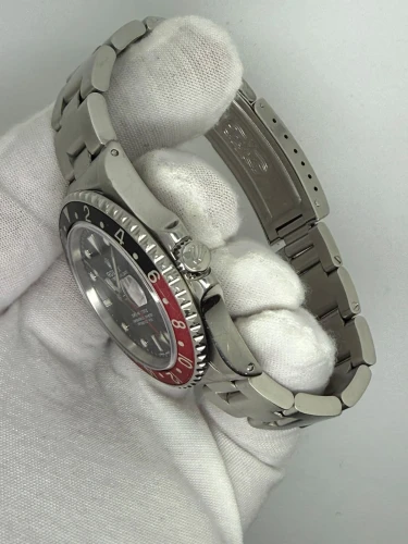 Rolex GMT-Master II Coke 40mm Stainless Steel Oyster Bracelet 16710 1989