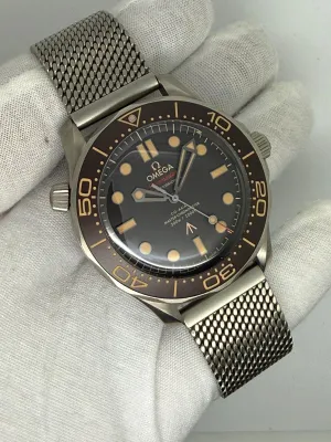 Omega Seamaster Diver 300M James Bond No Time To Die 42mm Titanium Black Dial 210.90.42.20.01.001 2021