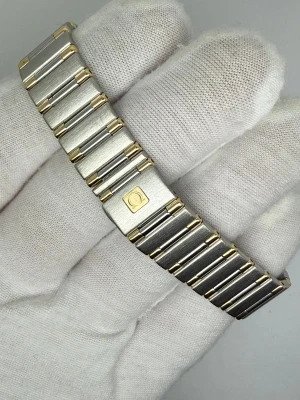 Omega Constellation Ladies 25.5mm Stainless Steel & 18ct Yellow Gold Diamond Bezel Mother of Pearl Dial 1377.70.00 1996