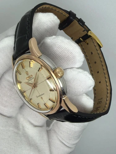 Omega Constellation Automatic Chronometer 34mm Stainless Steel & Rose Gold Capped Pie Pan Dial 14381 11 SC 1961