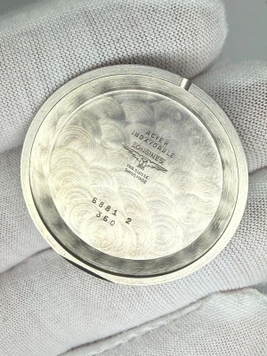 Longines Jumbo Manual Wind 37mm Stainless Steel Striped Dial 6881-2 1958