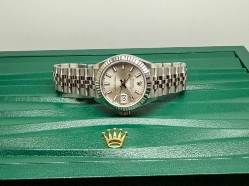Rolex Oyster Perpetual Datejust Ladies 28mm Stainless Steel & 18ct White Gold Silver Dial 279174 2026