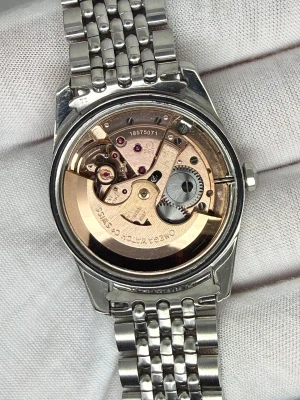 Omega Constellation Automatic Chronometer 34mm Stainless Steel Silver Dial Beads of Rice Bracelet 14381-61-SC 1961