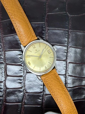 Zenith Manual Wind 36mm Stainless Steel Silver Dial Patina 077.A.994 1960s