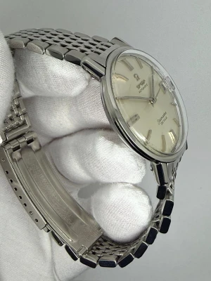 Omega Seamaster DeVille Automatic 34mm Stainless Steel Silver Dial Beads of Rice Bracelet 166.020SP 1967