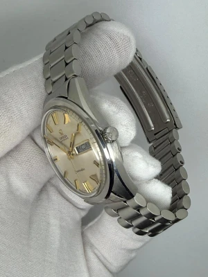 Omega Seamaster Automatic Day Date 36.5mm Stainless Steel Silver Dial 166.032 1968