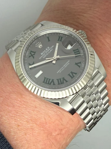 Rolex Datejust Wimbledon 41mm Stainless Steel & 18ct White Gold Jubilee 126334 2026