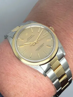 Rolex Oyster Perpetual 34mm Stainless Steel & 18ct Yellow Gold Oyster Bracelet 14203M 2003