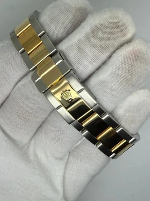Rolex GMT-Master II 40mm Stainless Steel & 18ct Yellow Gold Black Dial & Bezel 16713 2001