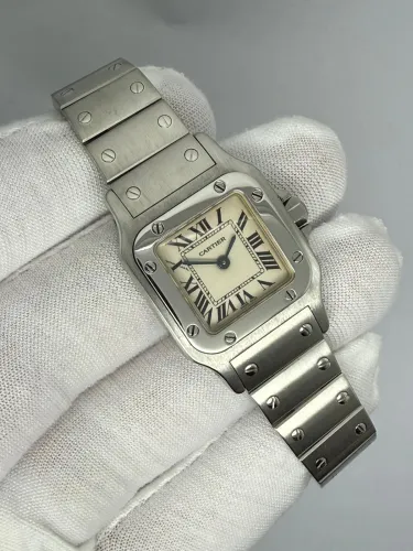 Cartier Santos Galbée Ladies 24x35mm Stainless Steel 1565 2004