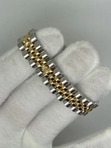 Rolex Oyster Perpetual Datejust Ladies 26mm Stainless Steel & 18ct Yellow Gold Champagne Dial 179163 2006