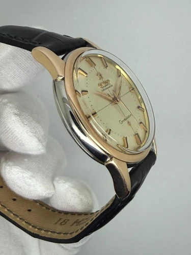 Omega Constellation Automatic Chronometer 34mm Stainless Steel & Rose Gold Capped Pie Pan Dial 14381 11 SC 1961