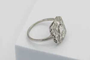 Platinum Diamond Ladies Ring 0.65ct