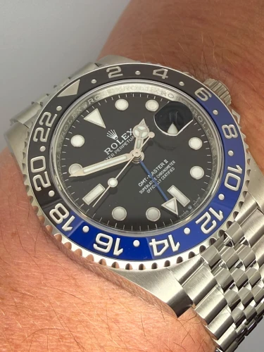 Rolex GMT-Master II Batgirl 40mm Stainless Steel Jubilee 126710BLNR 2026