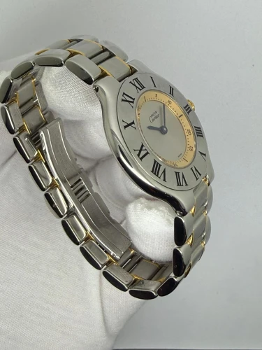 Cartier Must de Cartier 21 31mm Steel & Gold 1330 Early 2000s