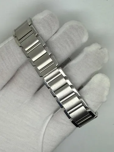 Cartier Tank Française Mid-Size 30mm Stainless Steel Factory Diamond Dial 3751 2016