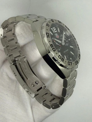 TAG Heuer Formula 1 Quartz Alarm 41mm Stainless Steel Black Dial Bracelet WAZ111A 2019