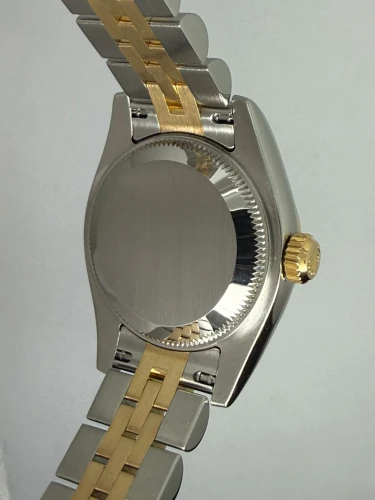 Rolex Oyster Perpetual Datejust Ladies 26mm Stainless Steel & 18ct Yellow Gold Champagne Dial 179163 2006
