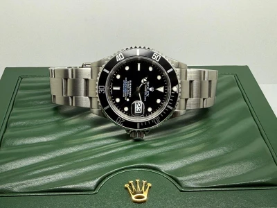 Rolex Submariner Date Rolex Certified Pre-Owned CPO 40mm Stainless Steel 16610 2005 Full Set
