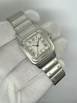 Cartier Santos Galbée Quartz Midsize 29mm Stainless Steel 1564 Late 1980s / Early 1990s