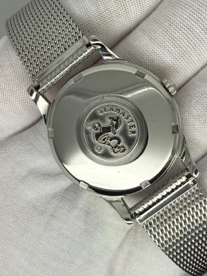 Omega Seamaster Automatic 34mm Stainless Steel Silver Dial Mesh Bracelet 14701-SC-61 1961