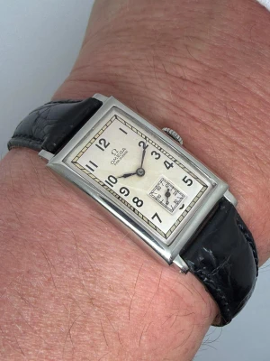 Omega Tank Manual Wind 32x26mm Steel Art Deco Dial 1939