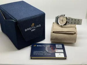 Breitling Chronomat 32mm Stainless Steel Mother of Pearl Diamond Dial A77310 2023