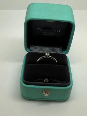 Tiffany & Co Princess Cut Diamond Ring in Platinum 0.20ct