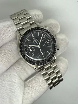Omega Speedmaster Automatic Speedy Reduced 39mm Stainless Steel Black Chronograph Dial Tachymetre Bezel 3510.50.00 1999