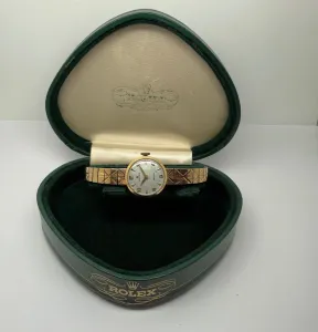Rolex Precision Ladies Solid 9ct Gold Manual Wind 1962