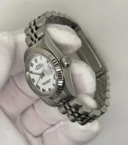 Rolex Oyster Perpetual Datejust Ladies 26mm Stainless Steel & 18ct White Gold Jubilee Bracelet 69174 1999