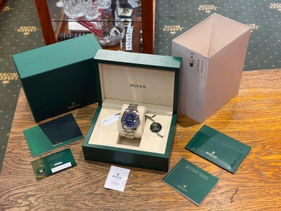 Rolex Datejust 41mm Stainless Steel & 18ct White Gold Blue Diamond Dial Oyster Bracelet 126334 2026 Brand New