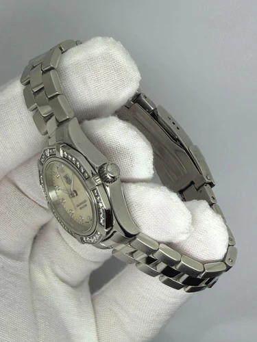 TAG Heuer Aquaracer Ladies 27mm Mother of Pearl Diamond Dial & Bezel WAF1416 Circa 2008–2011