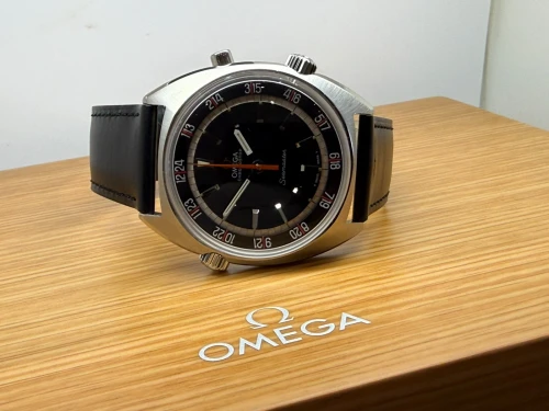 Omega Chronostop Seamaster 41mm Stainless Steel Black Dial 145.008 1969