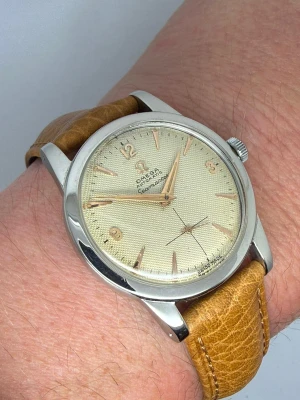 Omega Seamaster Automatic 34mm Stainless Steel Honeycomb Dial 2577 1950