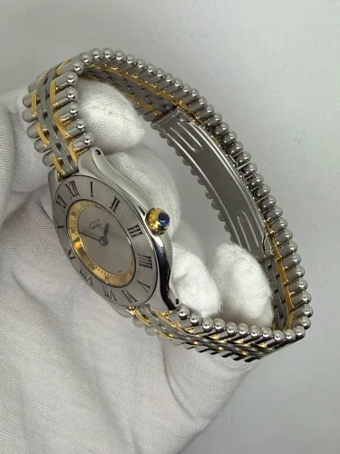 Cartier Must de Cartier 21 Mid-Size 31mm Stainless Steel & Yellow Gold 1330 1990s