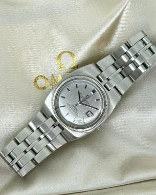 Omega Constellation Ladies Automatic Chronometer 27mm Stainless Steel & 18ct White Gold Bezel 568.014 1970