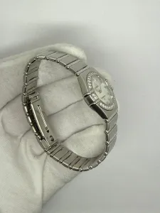 Omega Constellation My Choice Ladies 22.5mm Stainless Steel Diamond Bezel Mother of Pearl Dial 895.1243 1999
