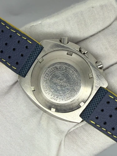 Seiko Automatic Chronograph Blue Dial 6139-8002 1971